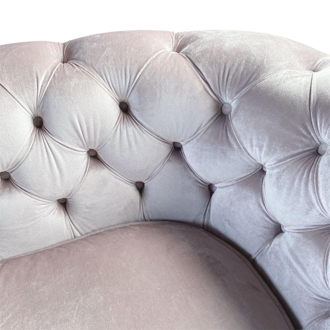 kino Classic Feve 2Pソファ ペールピンク 極美品