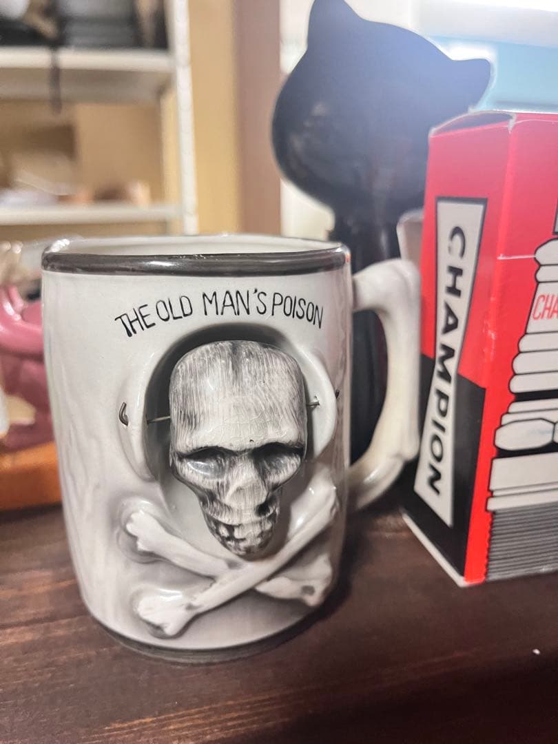 マグカップ　ドクロ　当時もの