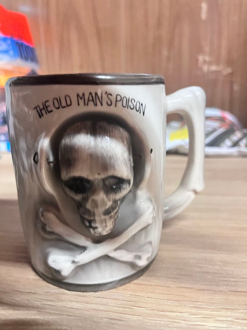 マグカップ　ドクロ　当時もの