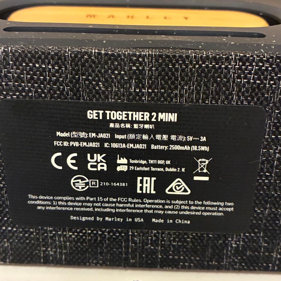 【美品】MARLEY GET TOGETHER 2 MINI ワイヤレス