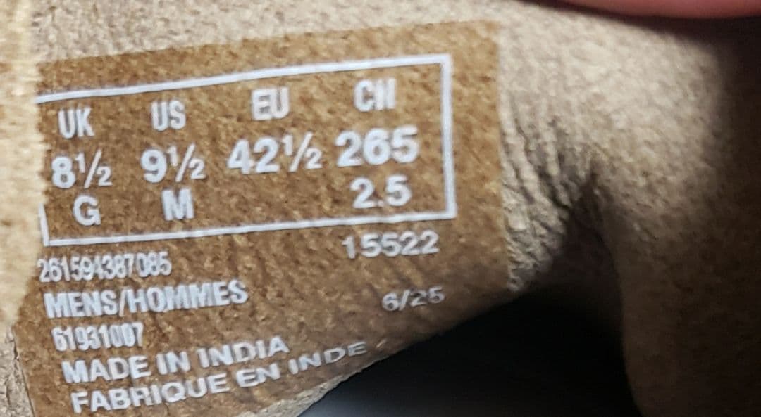 未使用 クラークス ワラビー レザー スエード シューズ 26.5cm