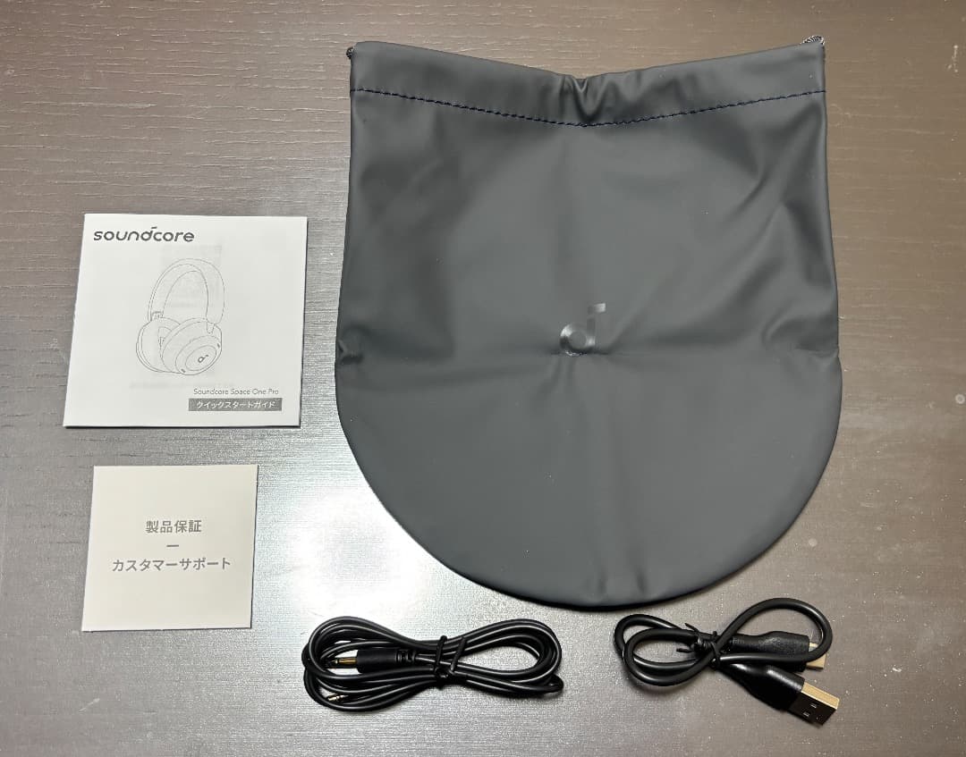 【ほぼ新品、使用2回】Anker Space One Proワイヤレスヘッドホン