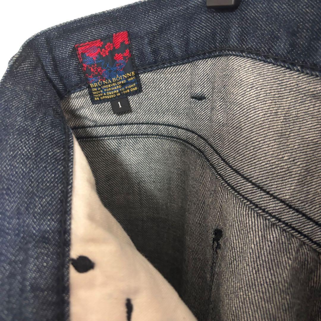 【未使用保管品】　ブルーナボイン　ピーターパンツ　デニム　赤耳　ボタンフライ