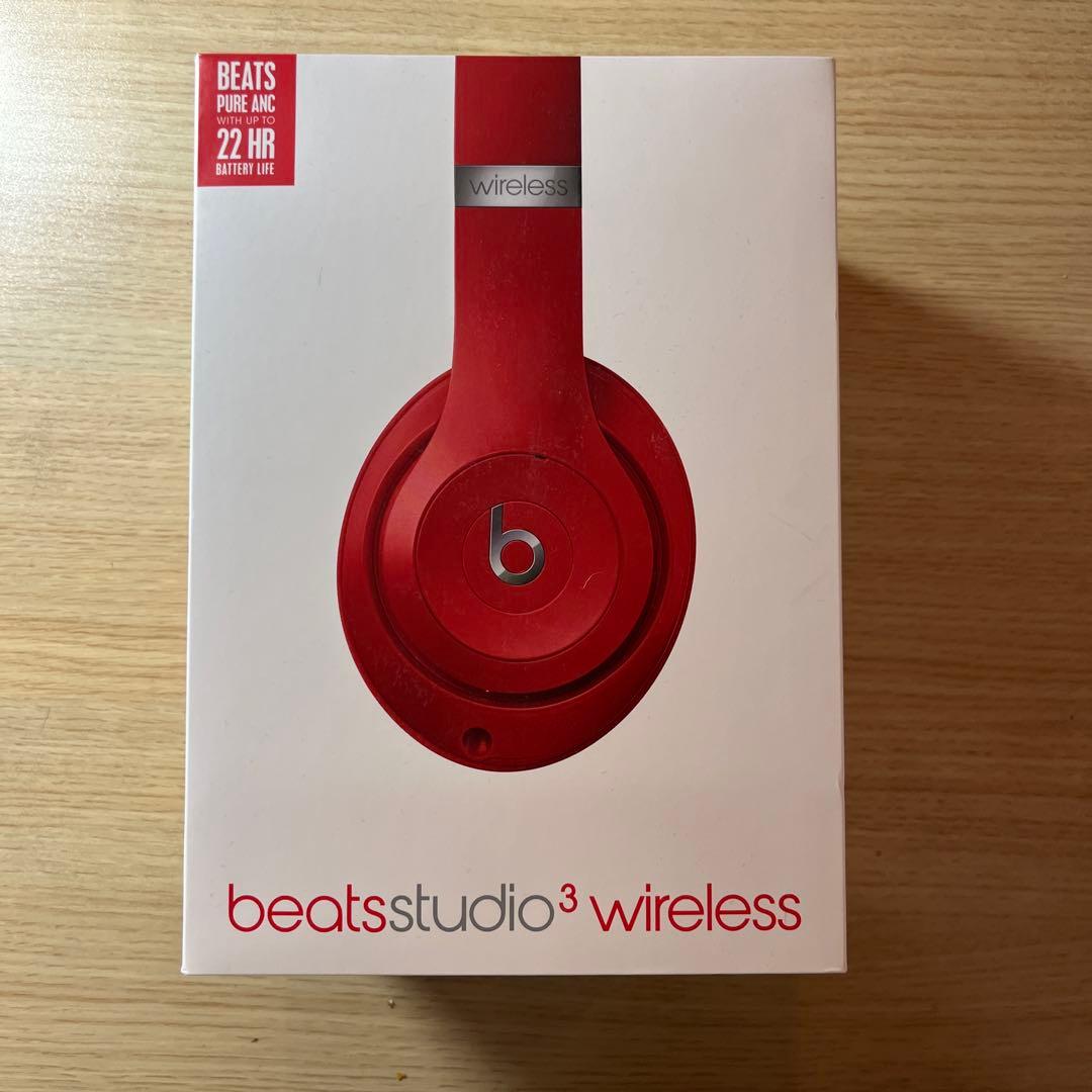 BEATS STUDIO3 ワイヤレスヘッドホン レッド
