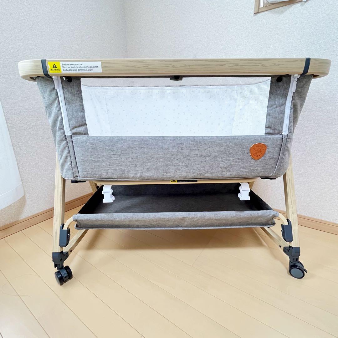 【美品✨1点限り✨】HZDMJ 折りたたみベビーベッド　Omi