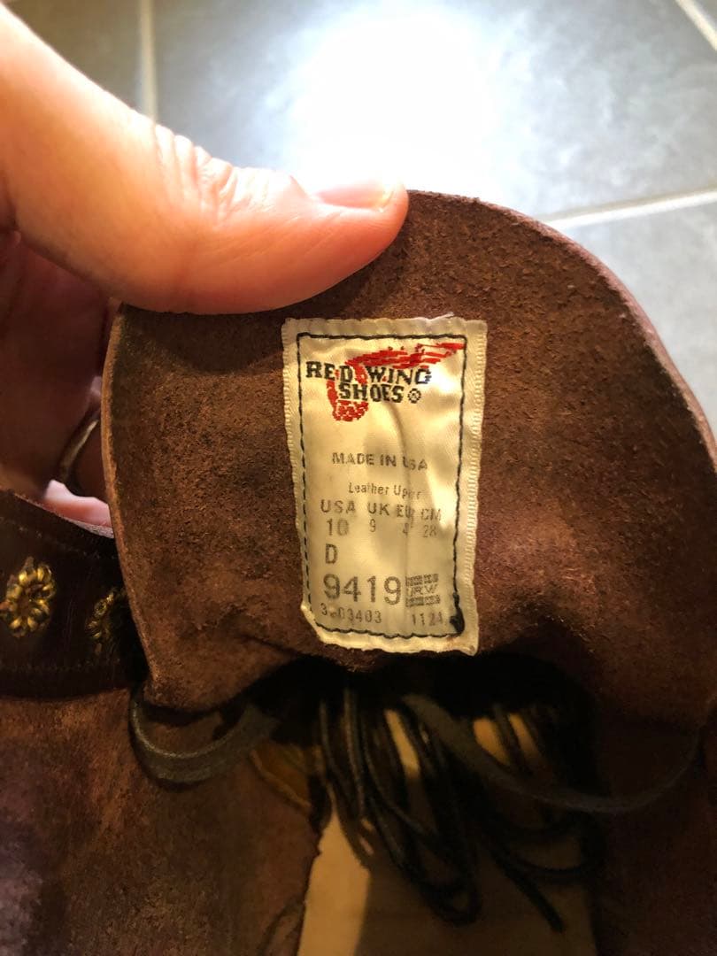 redwing ベックマン　9419 ブラックチェリー　28.0 アメリカ製