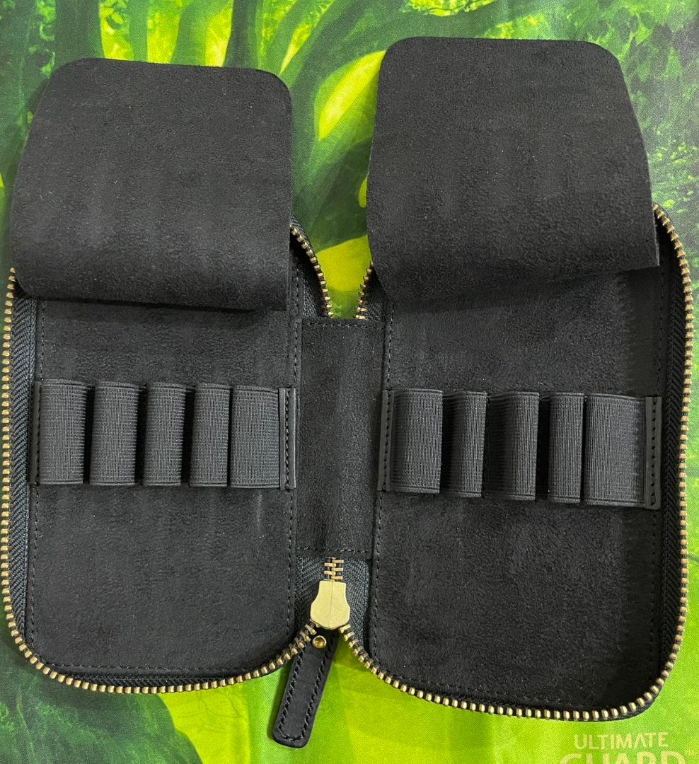 Bahagia（バハギア）プエブロレザー ペンケース ネロ ブラック／10本挿し