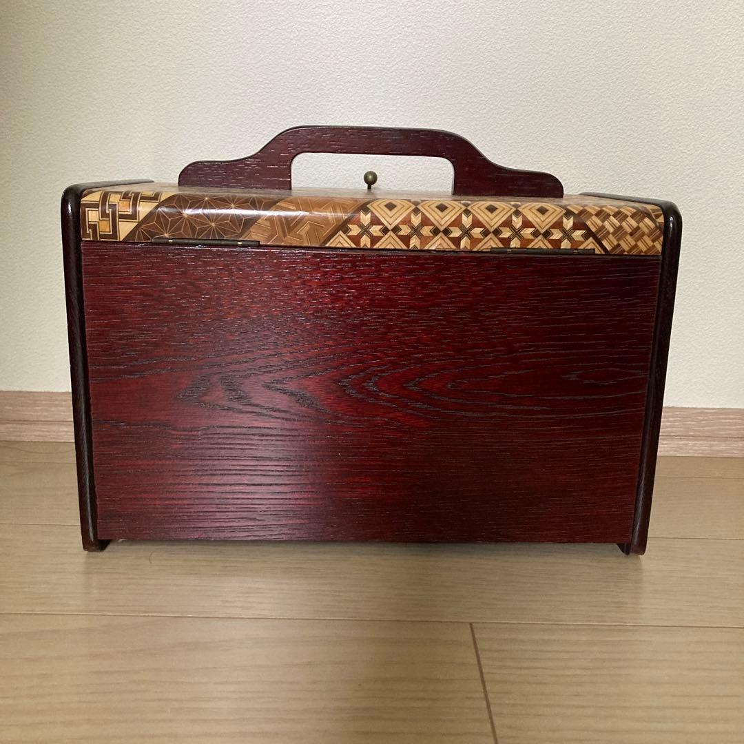 箱根寄木細工　引き出し　小物入れ