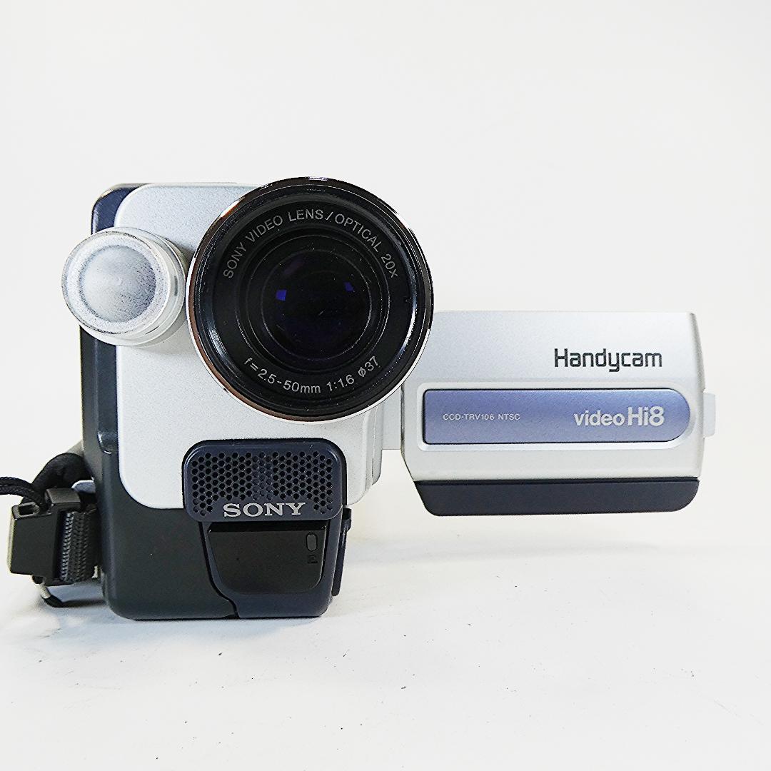 動作良好 Hi8ソニー CCD-TRV106 8ミリビデオカメラ DVD化に最適