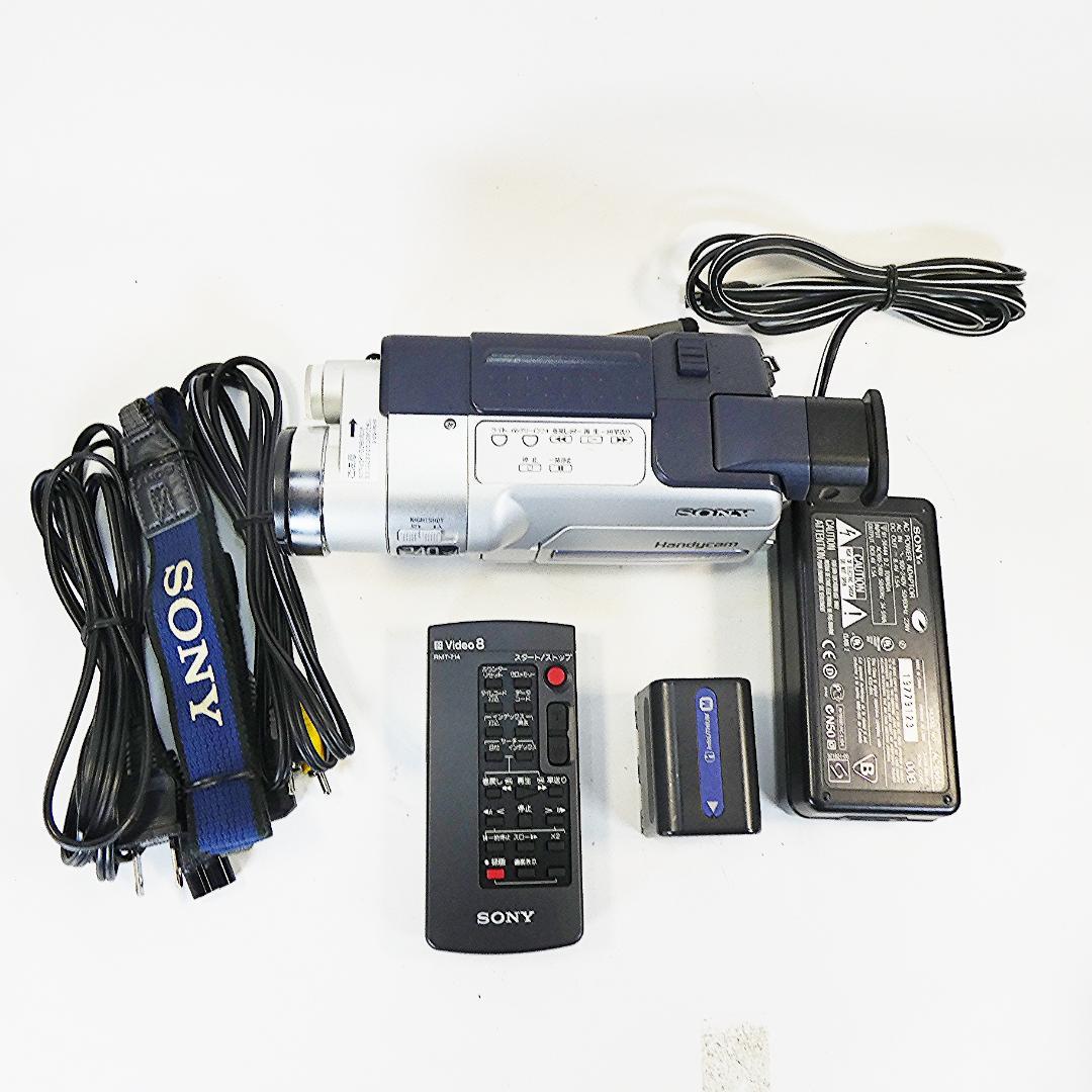 動作良好 Hi8ソニー CCD-TRV106 8ミリビデオカメラ DVD化に最適
