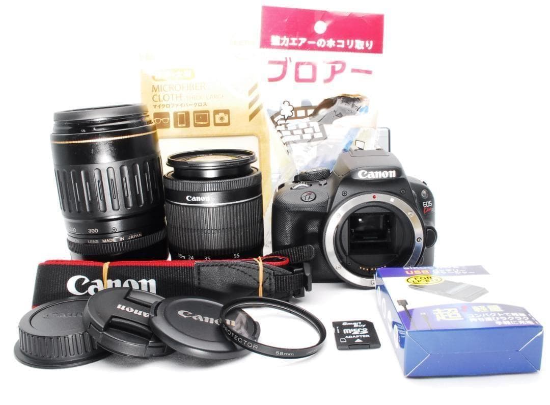 【新品級】Canon Kiss X7 Wレンズ スマホ 転送 初心者おススメ