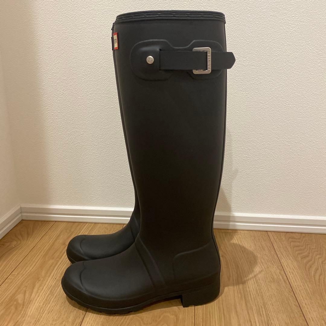【断捨離中♡】HUNTER ブラック長靴 EU36 サイズ22〜22.5