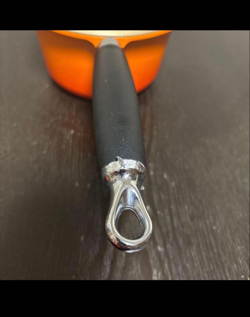 LE CREUSET　ルクルーゼ ソースパン オレンジ　片手鍋　16cm