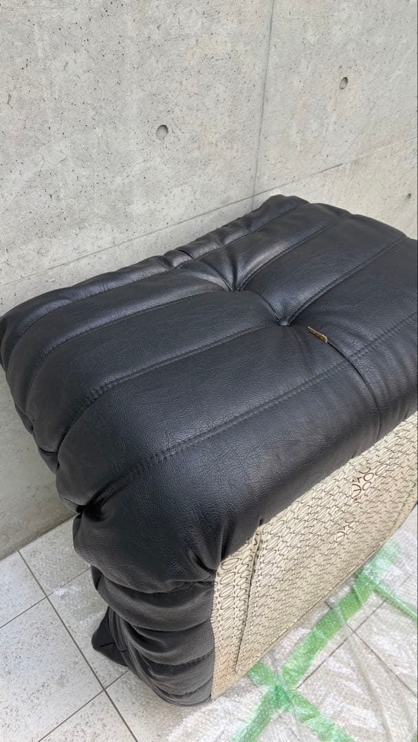 ligne roset togo 1P 本革 レザー ヴィンテージ ソファ