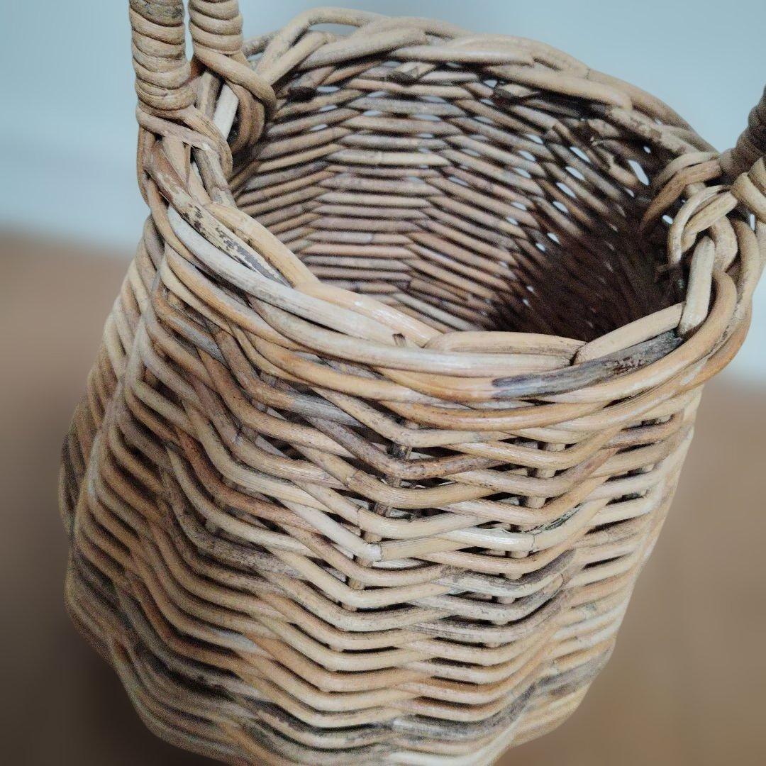 堀川波カゴバック　刺し子　dot to dot