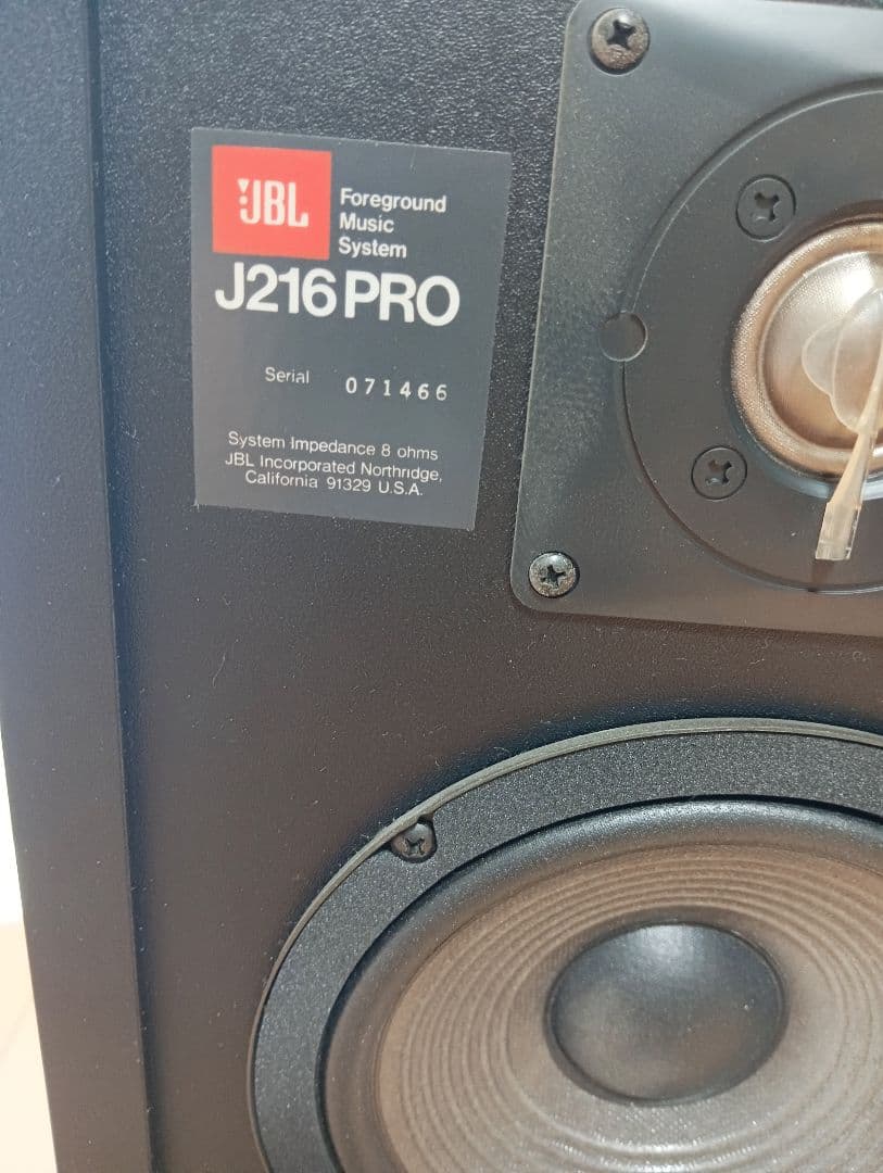 JBL　J216PRO　ペア（2本）