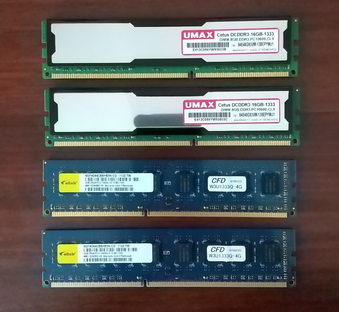 【動作確認済】 P8Z68-V PRO+i7-2600K+メモリ24GB セット