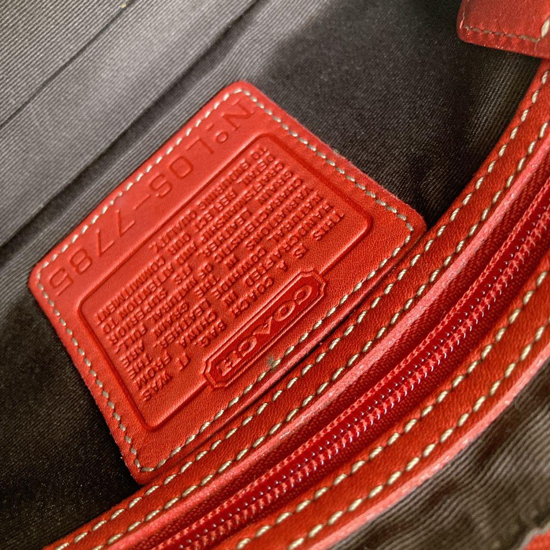 バッグ vintage coach old accessory porch orange