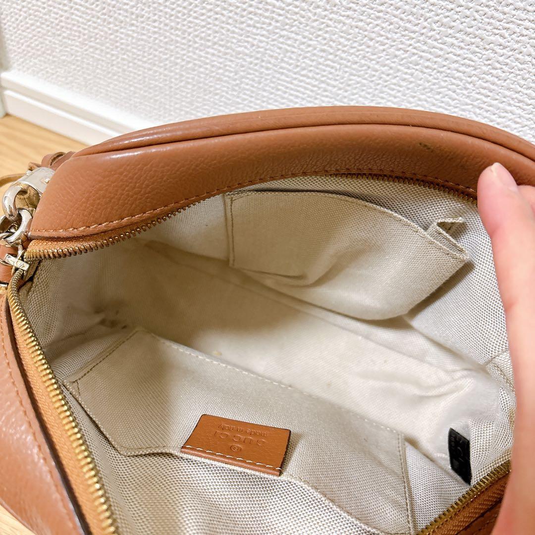 GUCCI SOHO ブラウン ショルダーバッグ