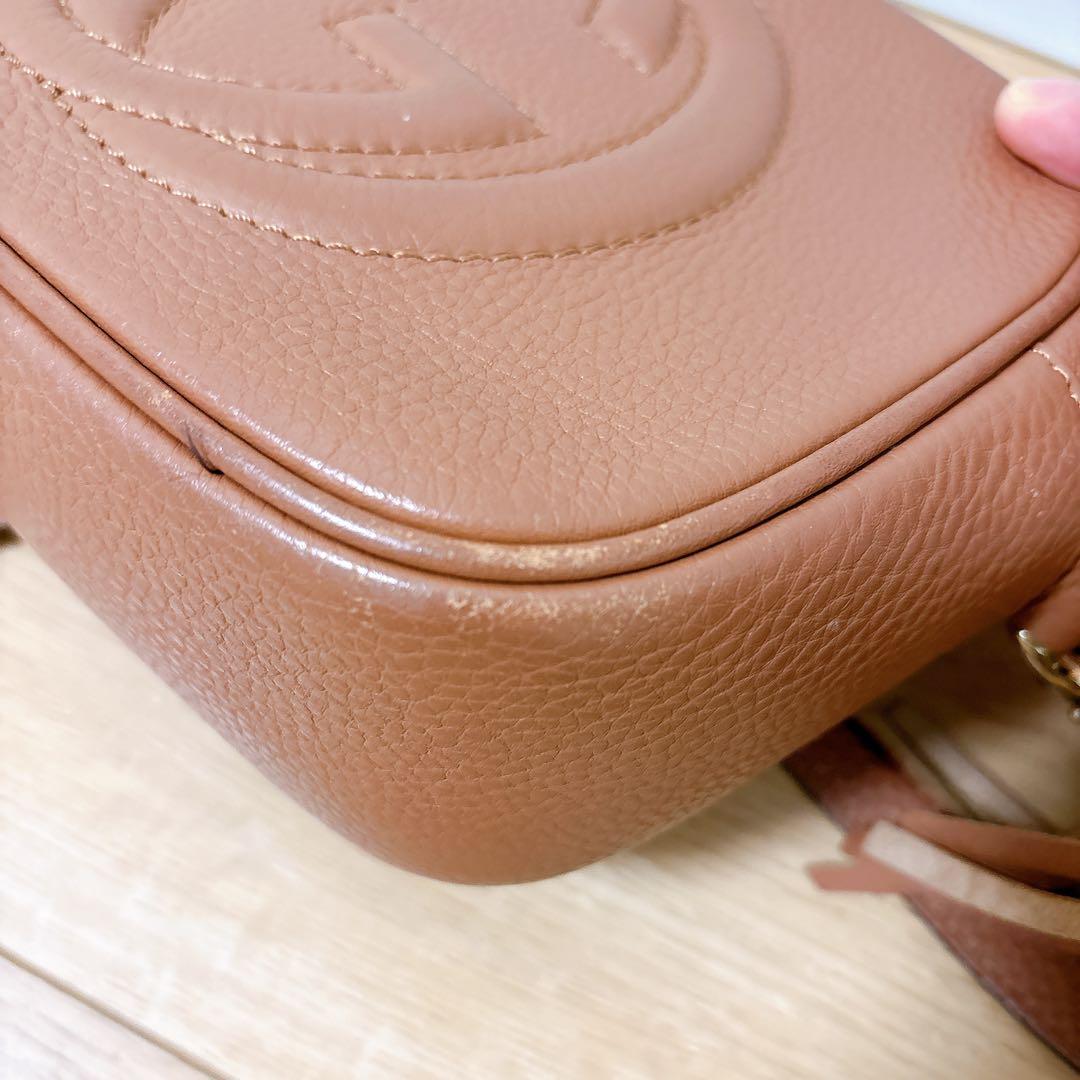 GUCCI SOHO ブラウン ショルダーバッグ