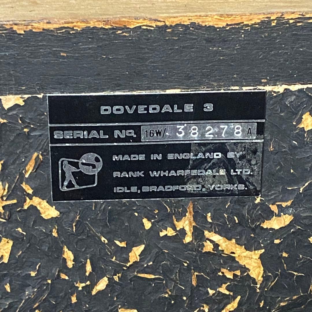 ジャンク扱い WHARFEDALE DOVEDALE3 スピーカー 長期保管品
