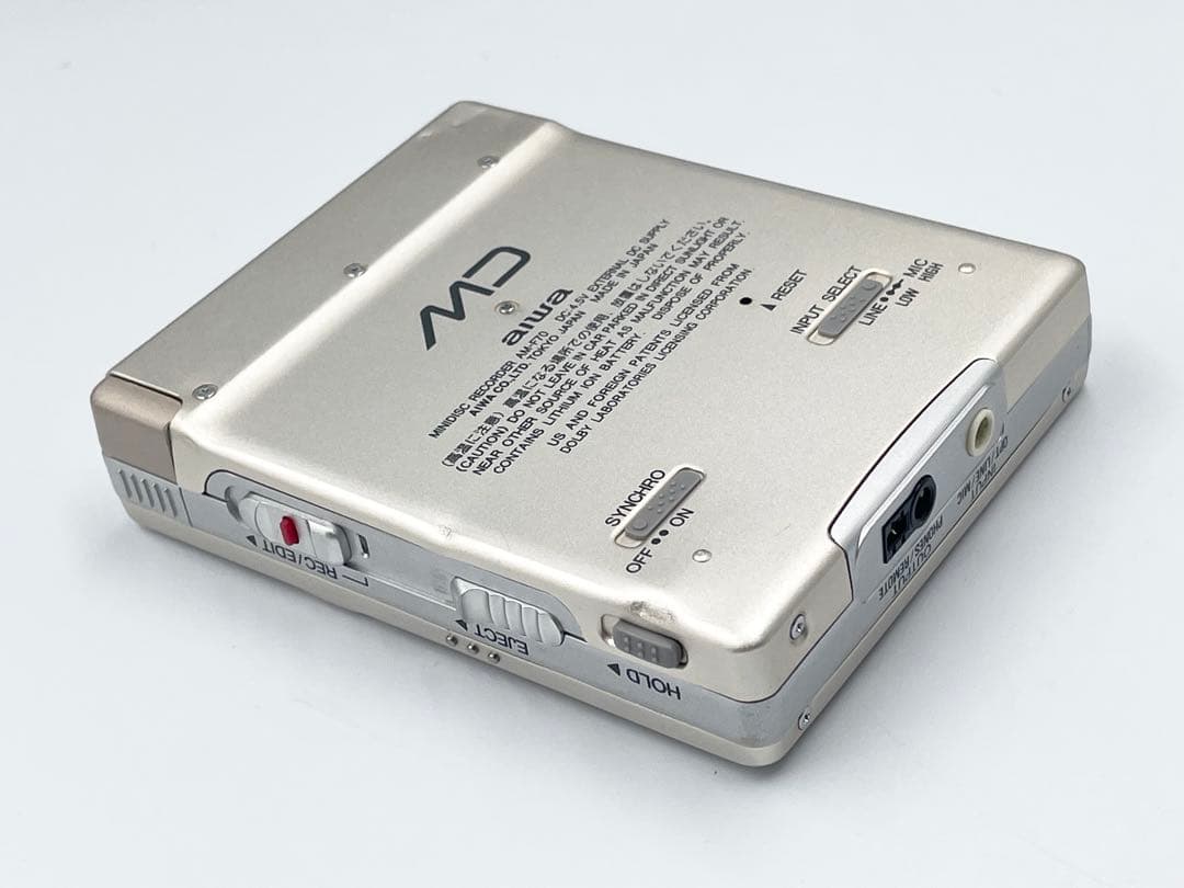 ジャンク　AIWA AM-F70 ポータブルMDレコーダー