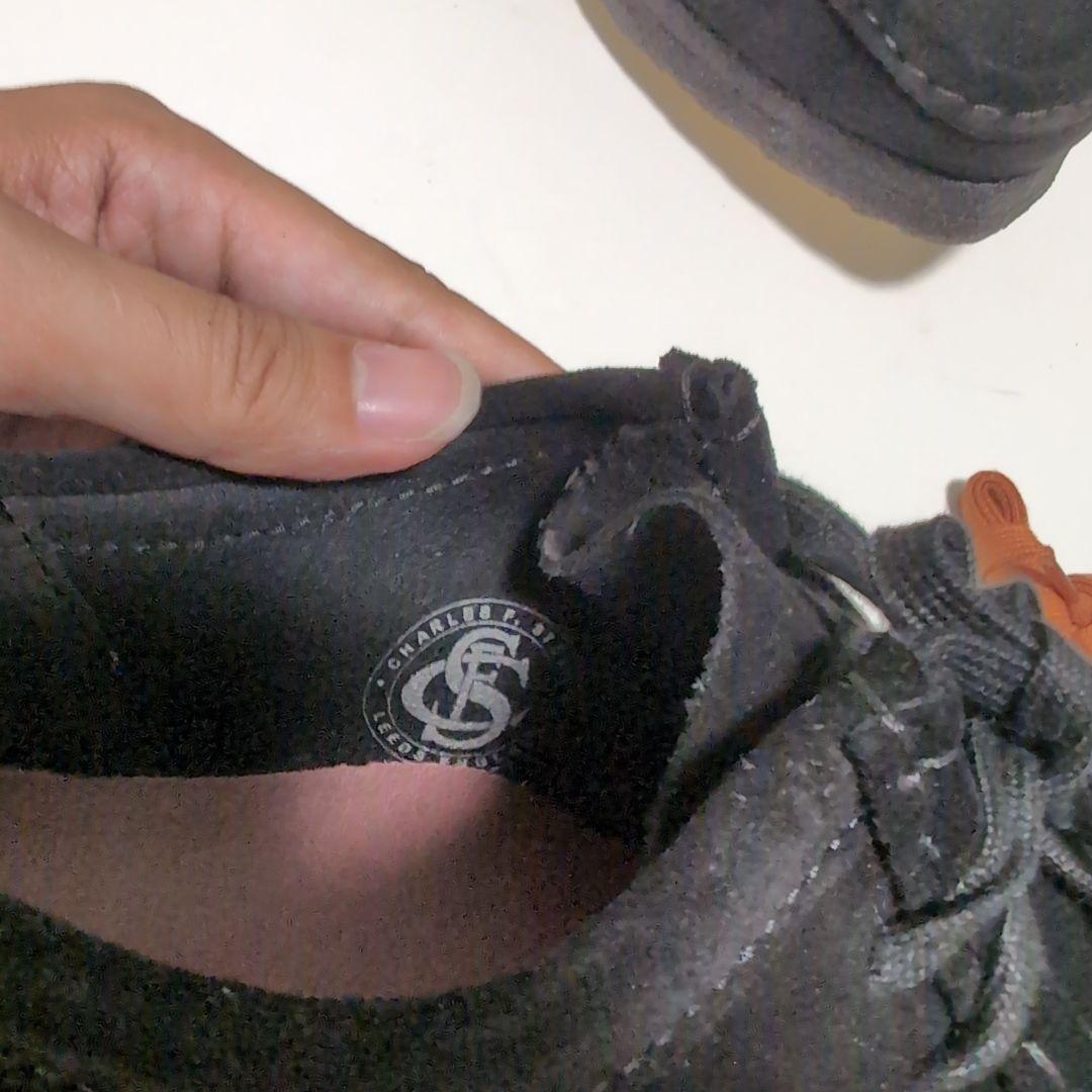 【未使用】CLARKS ORIGINALs ワラビー　黒　スエード　26.5cm