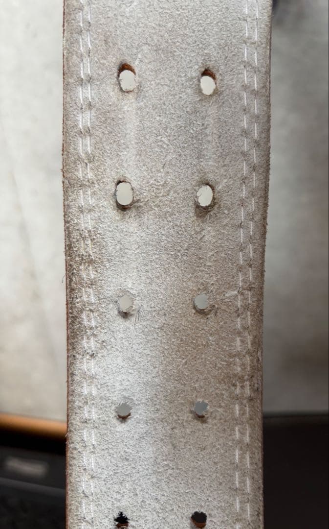 OJ　美品✨GOLD'S GYM EX レザーベルト 本革 Lサイズ