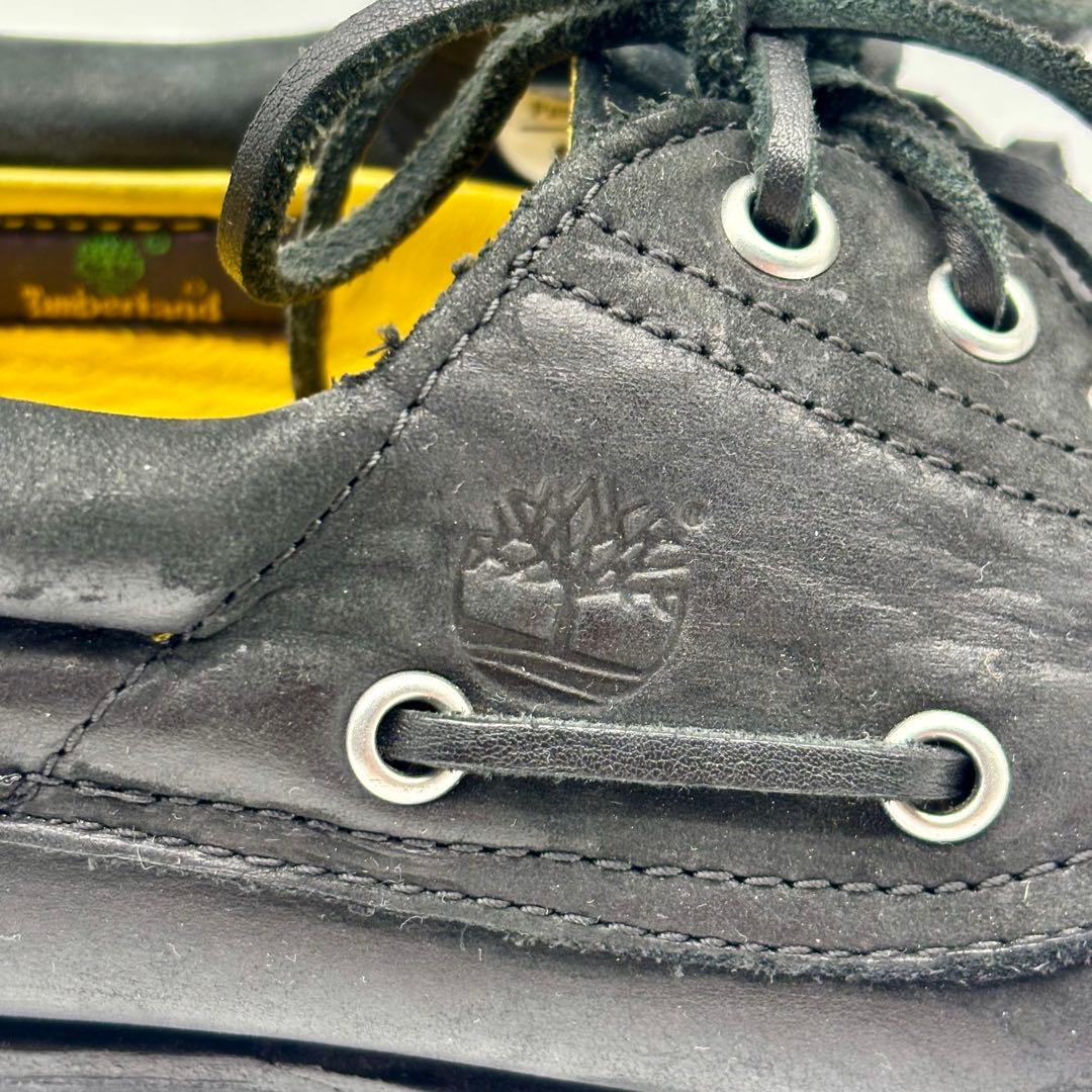 美品✨ timberland 3eye デッキシューズ ヌバック 黒 26.5