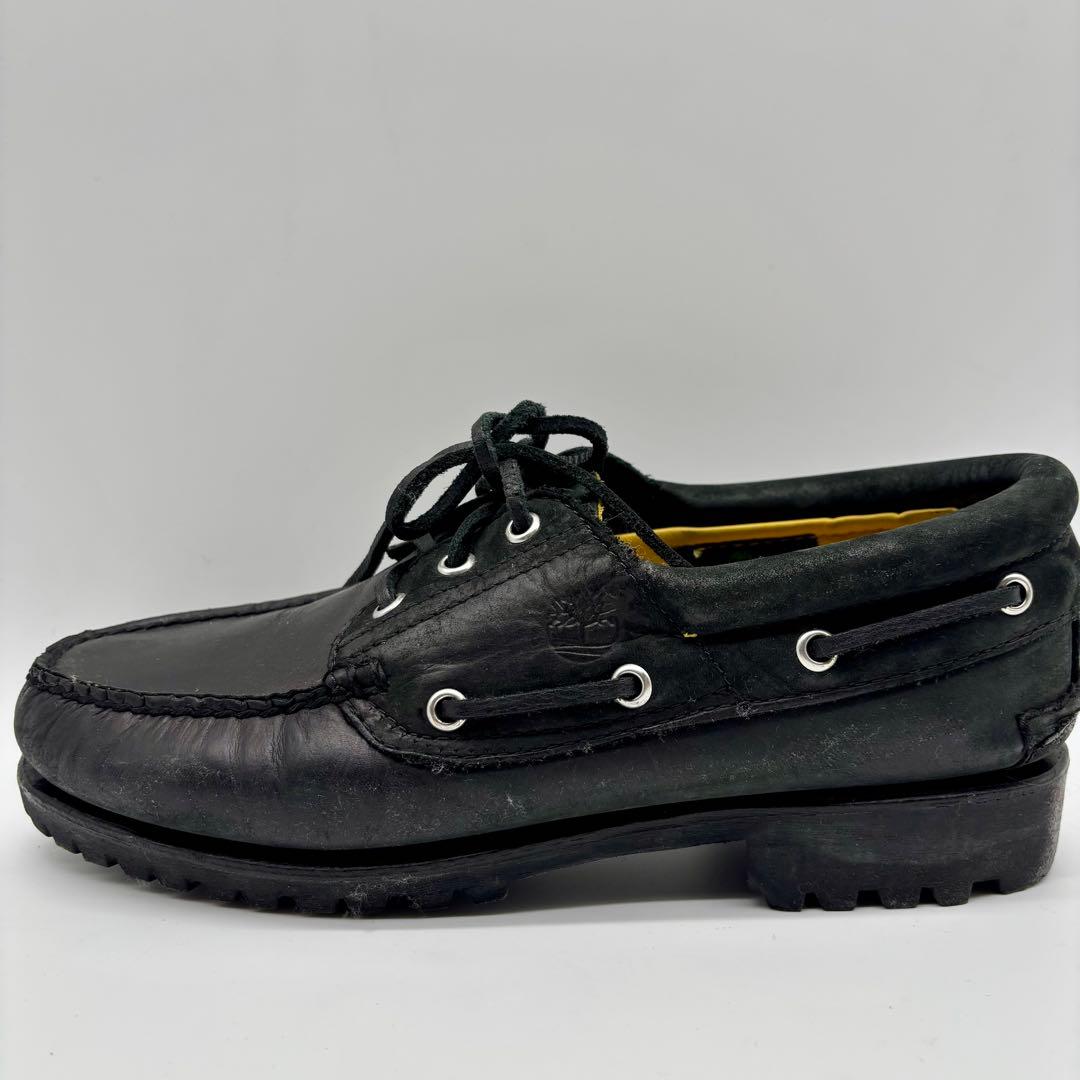 美品✨ timberland 3eye デッキシューズ ヌバック 黒 26.5