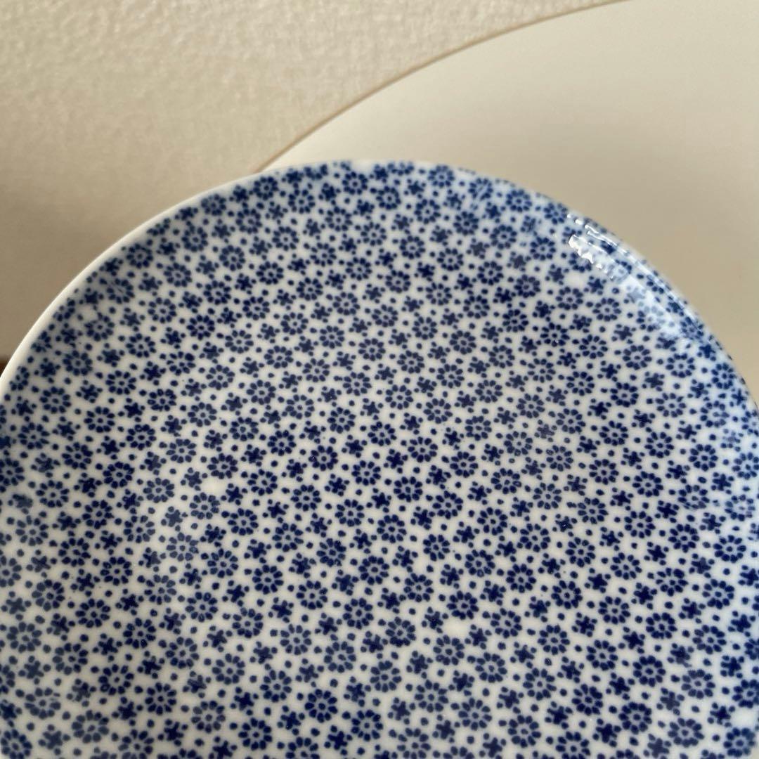 新品未使用　東屋　印判小皿　5枚セット