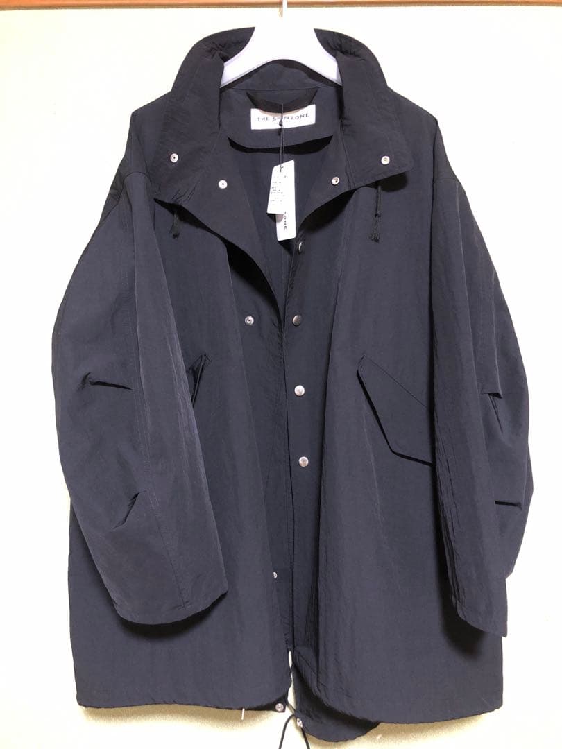 2025SS THE SHINZONE ライトモッズコート 黒　サイズ36