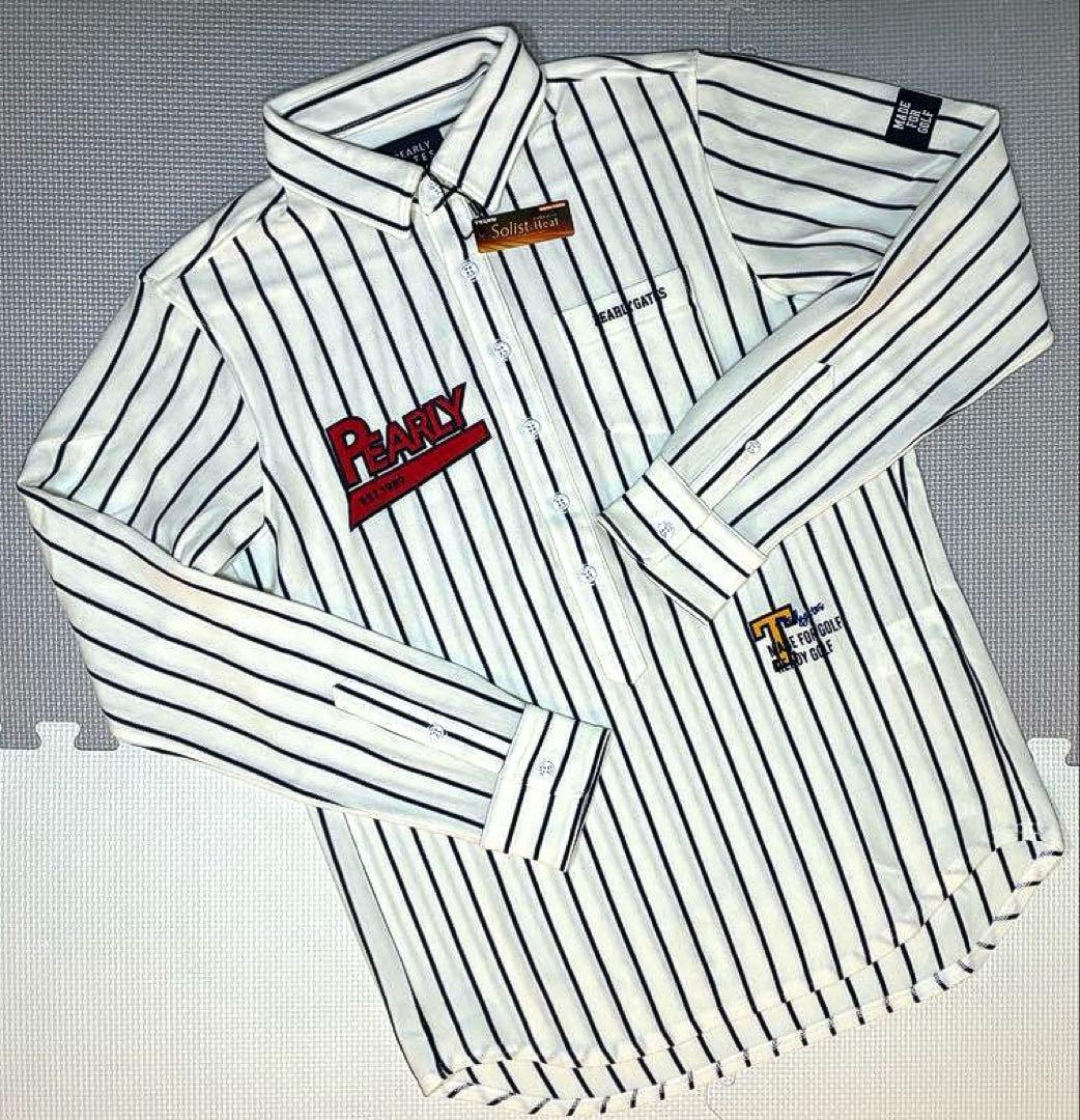 パーリーゲイツ ストレッチカノコ スムースピーチ 長袖ポロシャツ（WHT／4）