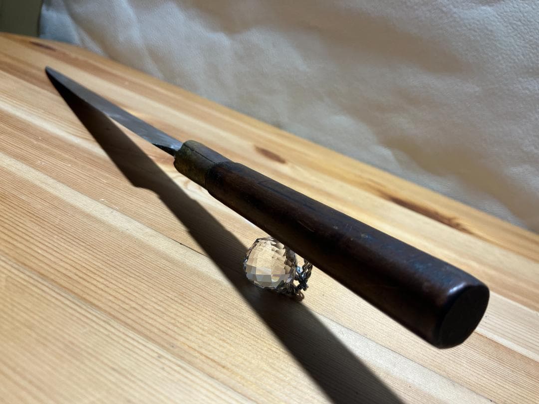 堺　柳刃包丁鋼製 木製ハンドル#D254