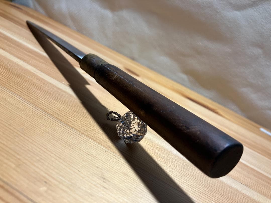 堺　柳刃包丁鋼製 木製ハンドル#D254