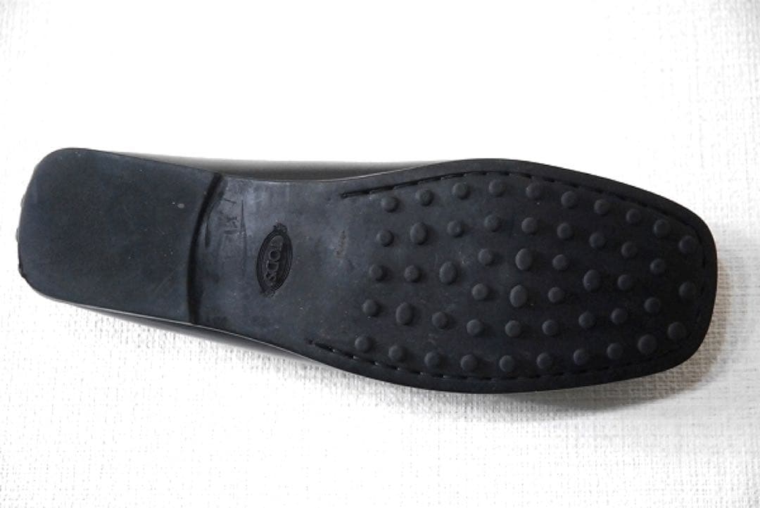 TOD'S トッズ / チェーン フリンジ ローファー 黒36 ドライビング 黒