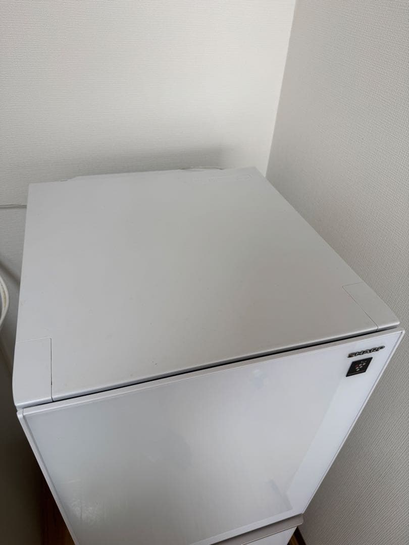 SHARP SJ-GD14E-W ガラス扉