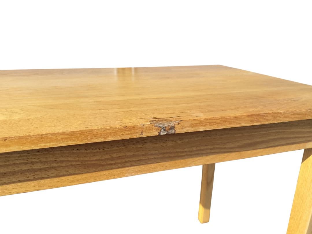 無印良品 学習机 引き出し 木製デスク 廃盤品　オーク材　幅110cm