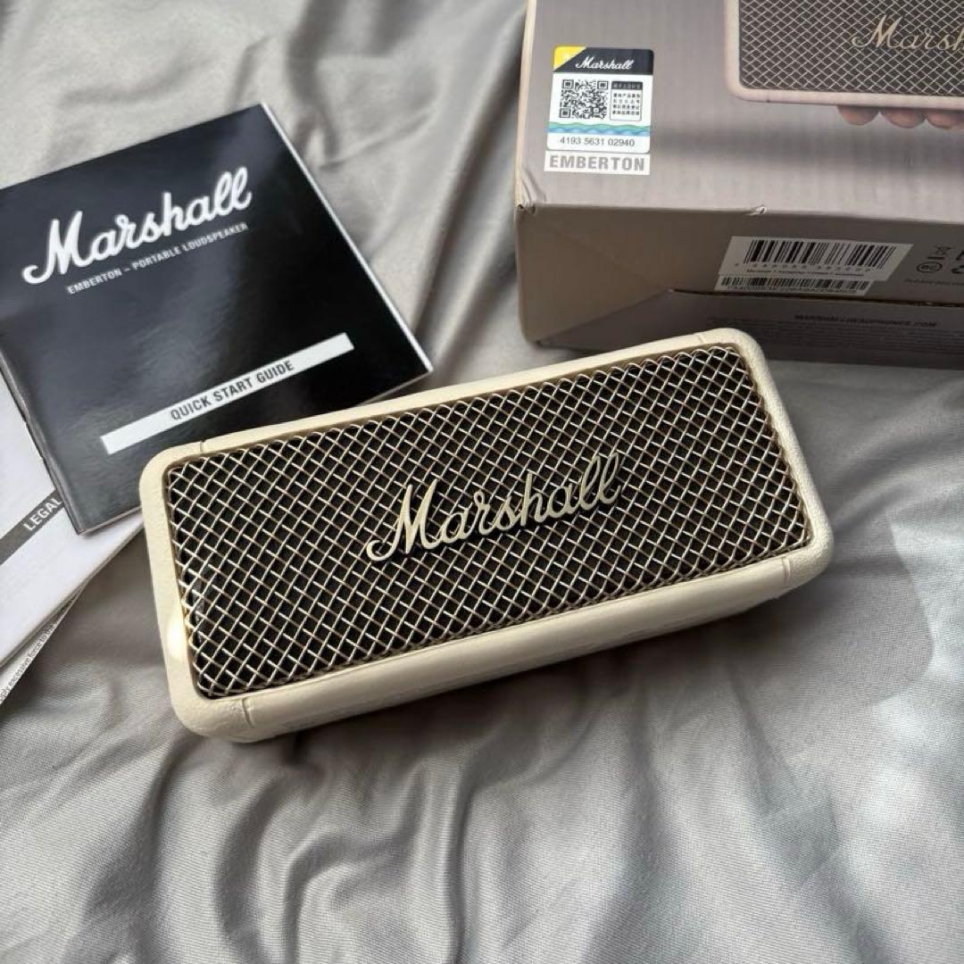 Marshall Emberton ワイヤレススピーカー クリーム