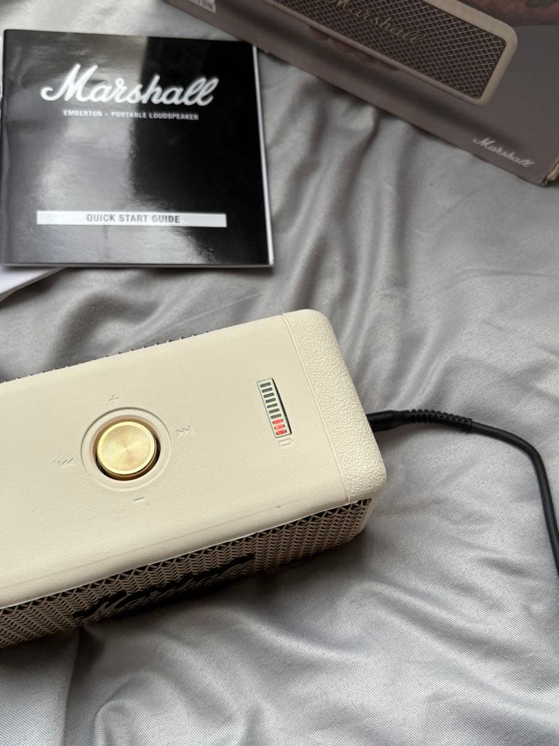 Marshall Emberton ワイヤレススピーカー クリーム