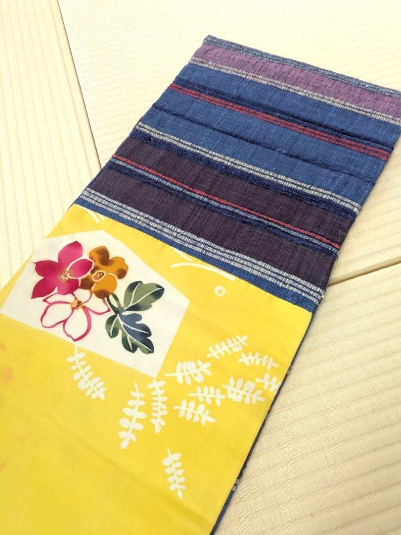 ふんわり 風合いの良い生地 九寸名古屋帯