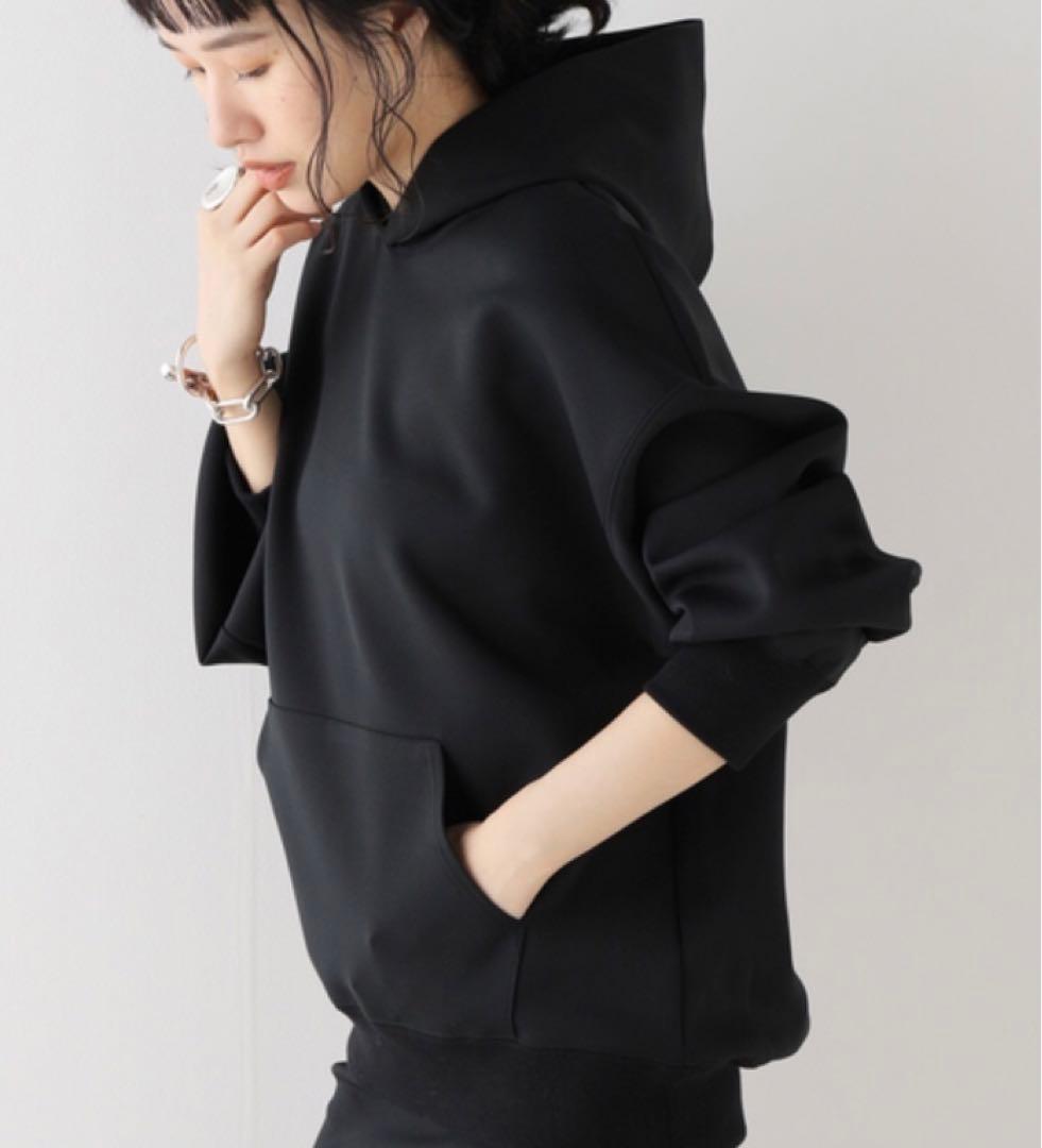 ◎Plage フーディ プルオーバーパーカー ブラック プラージュ