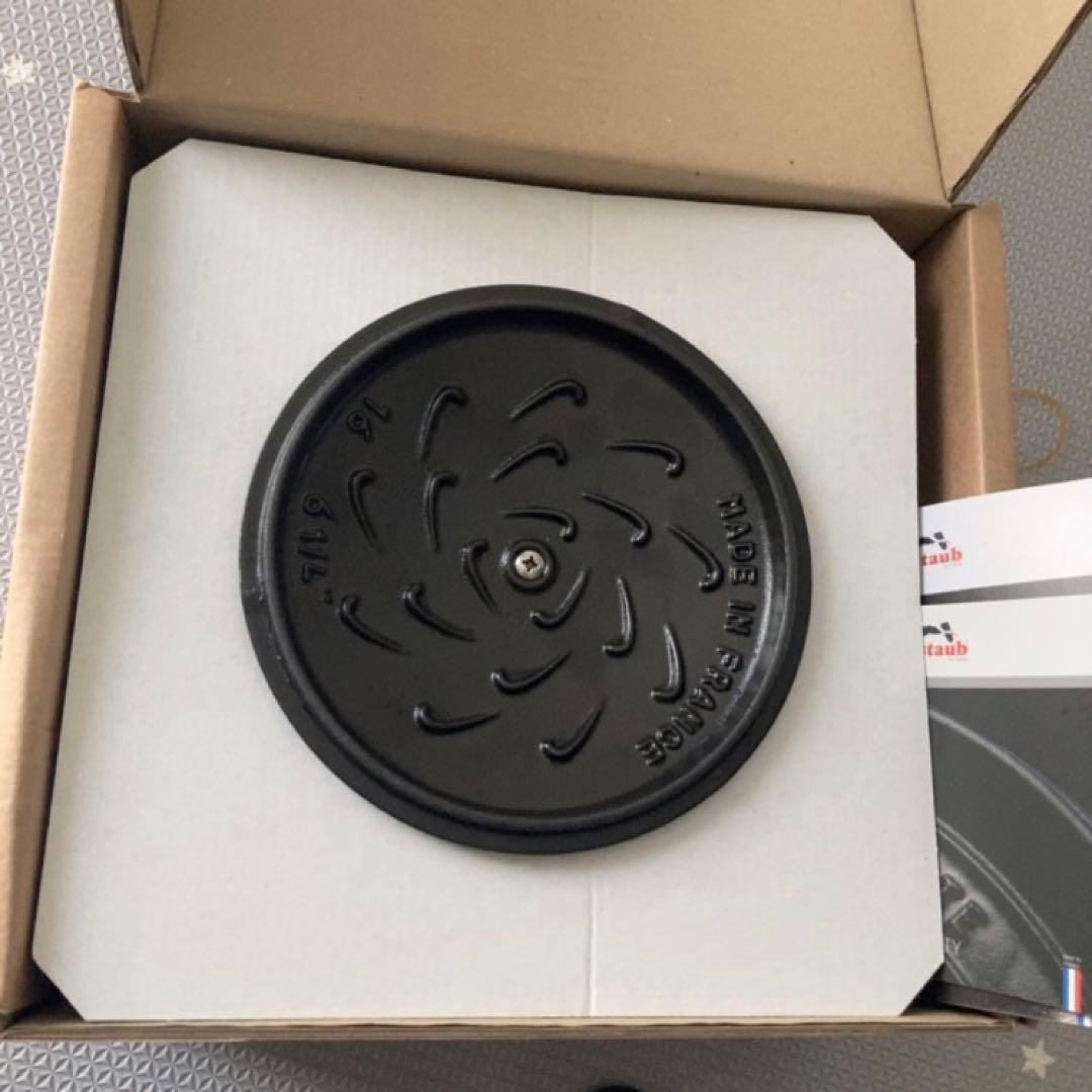 ストウブ　16cm ココット　デ　ゴハン　ブラック