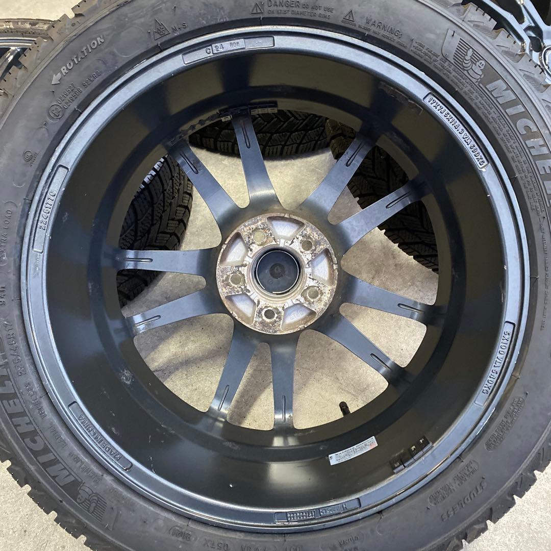中古バリ溝ミシュランスタッドレスセット225/45R17 86、BRZ　カローラ