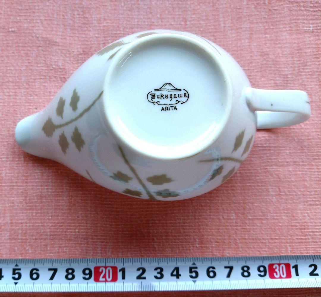 深川製磁ティーセット、角プレート、大ボウル