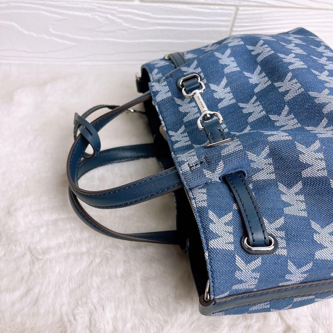 新品☆MICHAEL KORSマイケルコース 2wayショルダーバッグ ネイビー