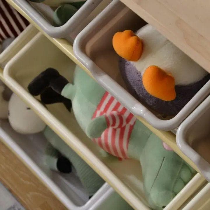 天然木 オモチャ収納 ラック おもちゃ箱 おしゃれ ワイドタイプ 大容量 絵本棚