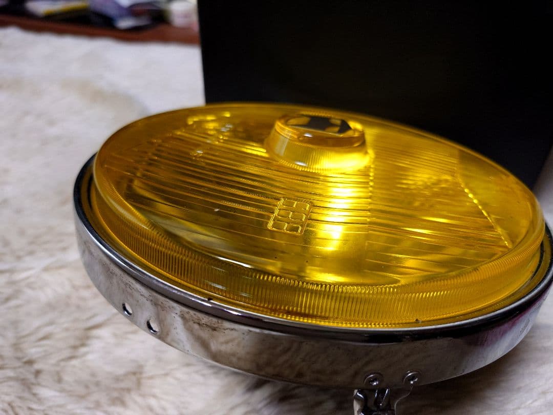 MARCHAL イエロー 丸型バイク用ライト