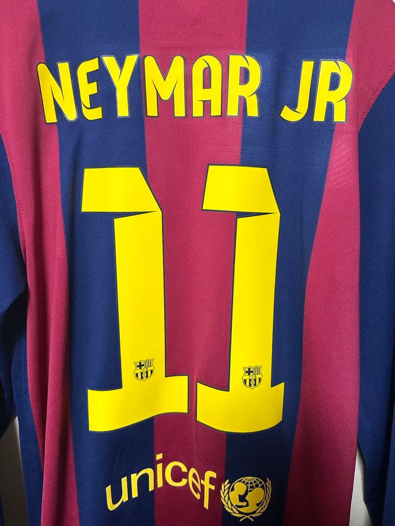【ネイマール#11】バルセロナ ユニフォーム 14/15 長袖Sサイズ