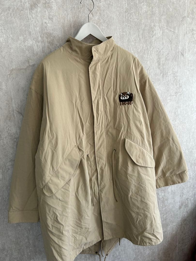 完売品　グラニフ モッズコート IKAKU レッサーパンダ 3way S 刺繍